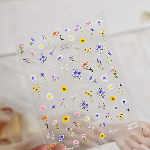 Garden-inspired Nail Art - Beautiful flower designs