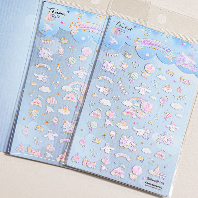 Sanrio Nail Stickers - Cute Cinnamoroll designs